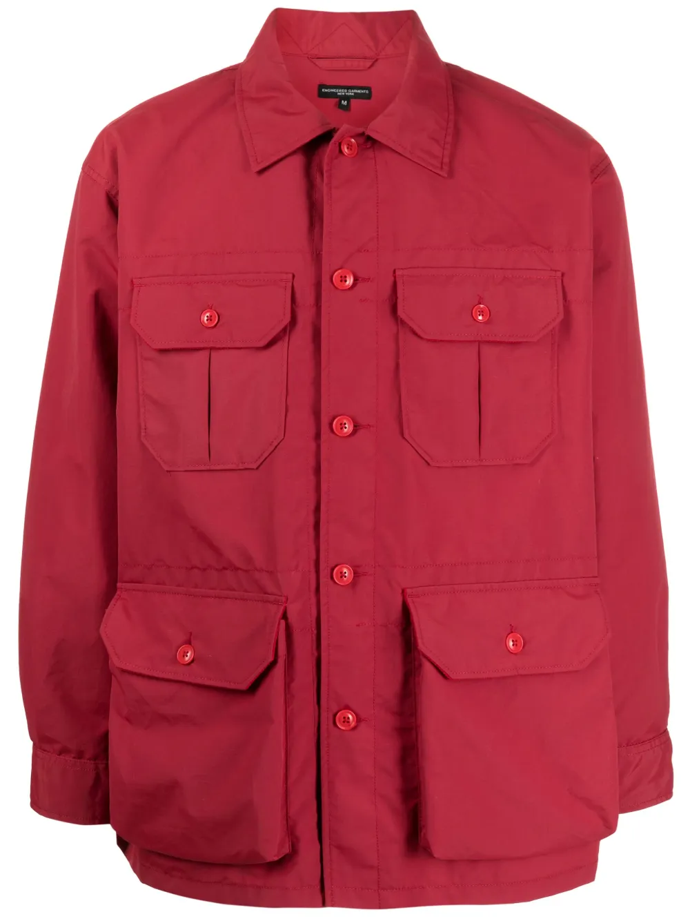 Engineered Garments Shirtjack van popeline Rood