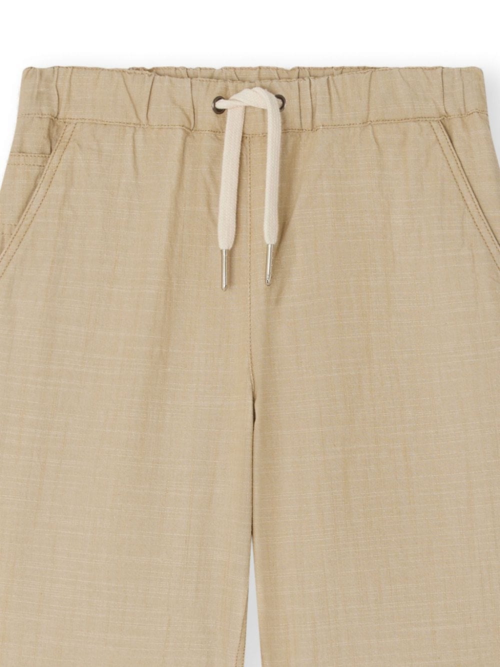 Shop Bonpoint Conway Cotton Shorts In Neutrals