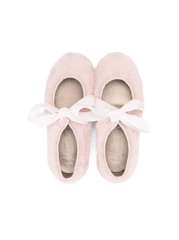 Baby ballet best sale shoes with ribbon