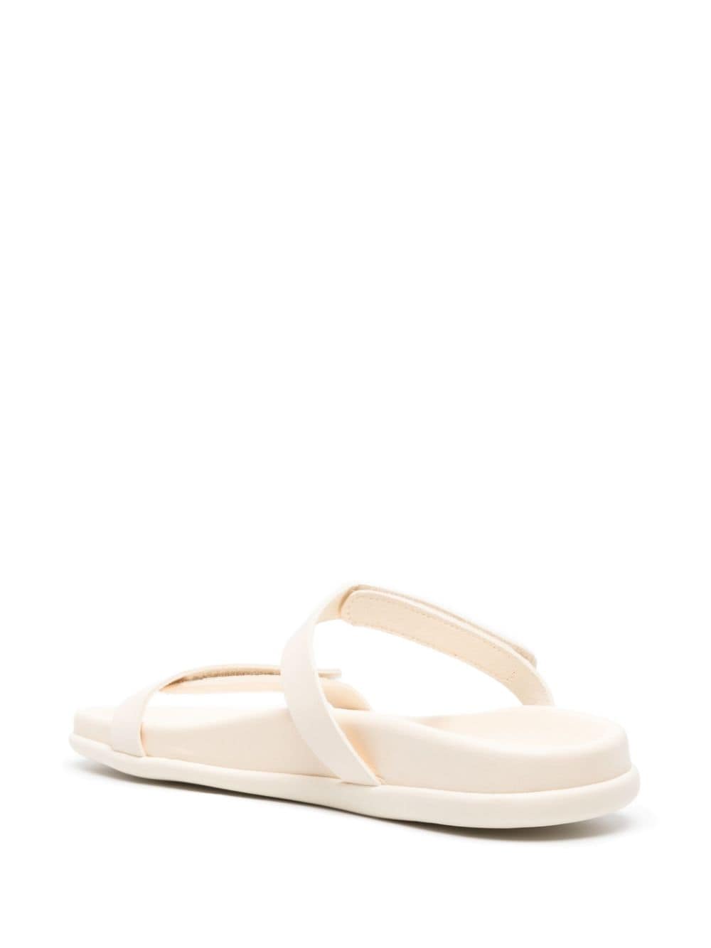 Shop Ancient Greek Sandals Idra Leather Slides In Weiss