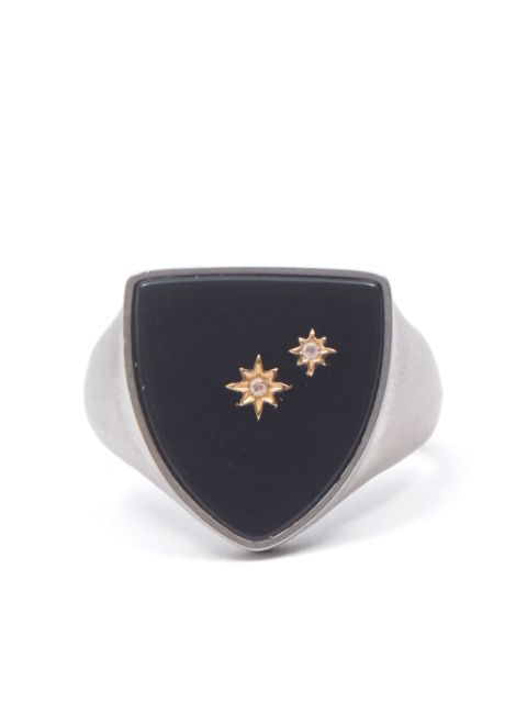 Maison Margiela star-applique signet ring Women