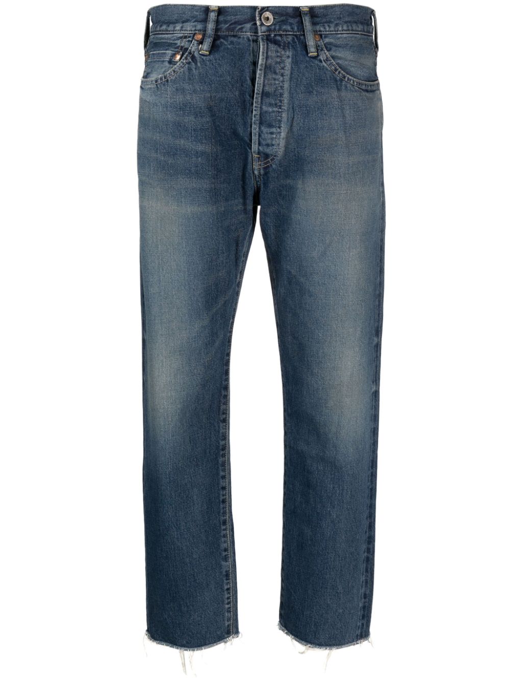 straight-leg jeans