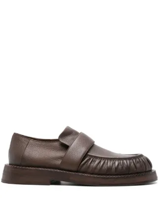 【関税込み】Marsell ブラウン Alluce ローファー Men's Brown Leather Loafers Alluce Estiva - Marsèll