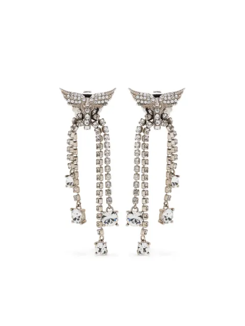 Zadig&Voltaire crystal-embellished drop earrings