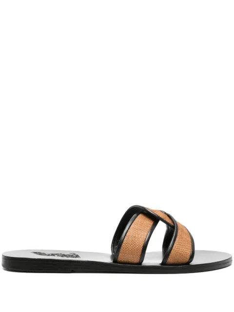 Ancient Greek Sandals صندل 'ديسموس' مسطح