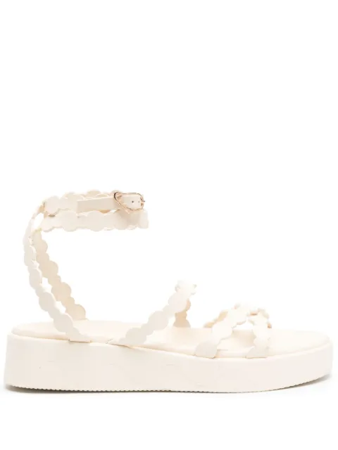 Ancient Greek Sandals Aspis flatform leather sandals