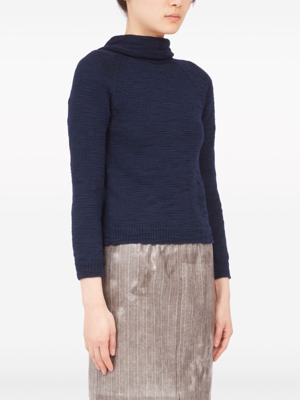 Maison Margiela zip-embellished wool jumper Women