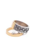 Maison Margiela two-tone double star ring - Gold