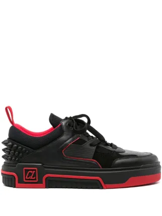 Christian Louboutin 黒赤ウェッジソール 38 箱あり Christian Louboutin Astroloubi Leather Sneakers | Black | FARFETCH ZA