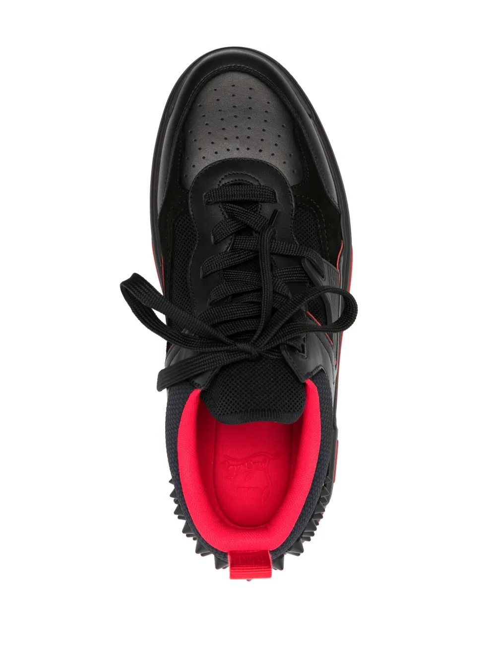 【送料&関税込】Christian Louboutin Astroloubi Sneakers Astroloubi - Sneakers - Calf leather and suede - Black - Men