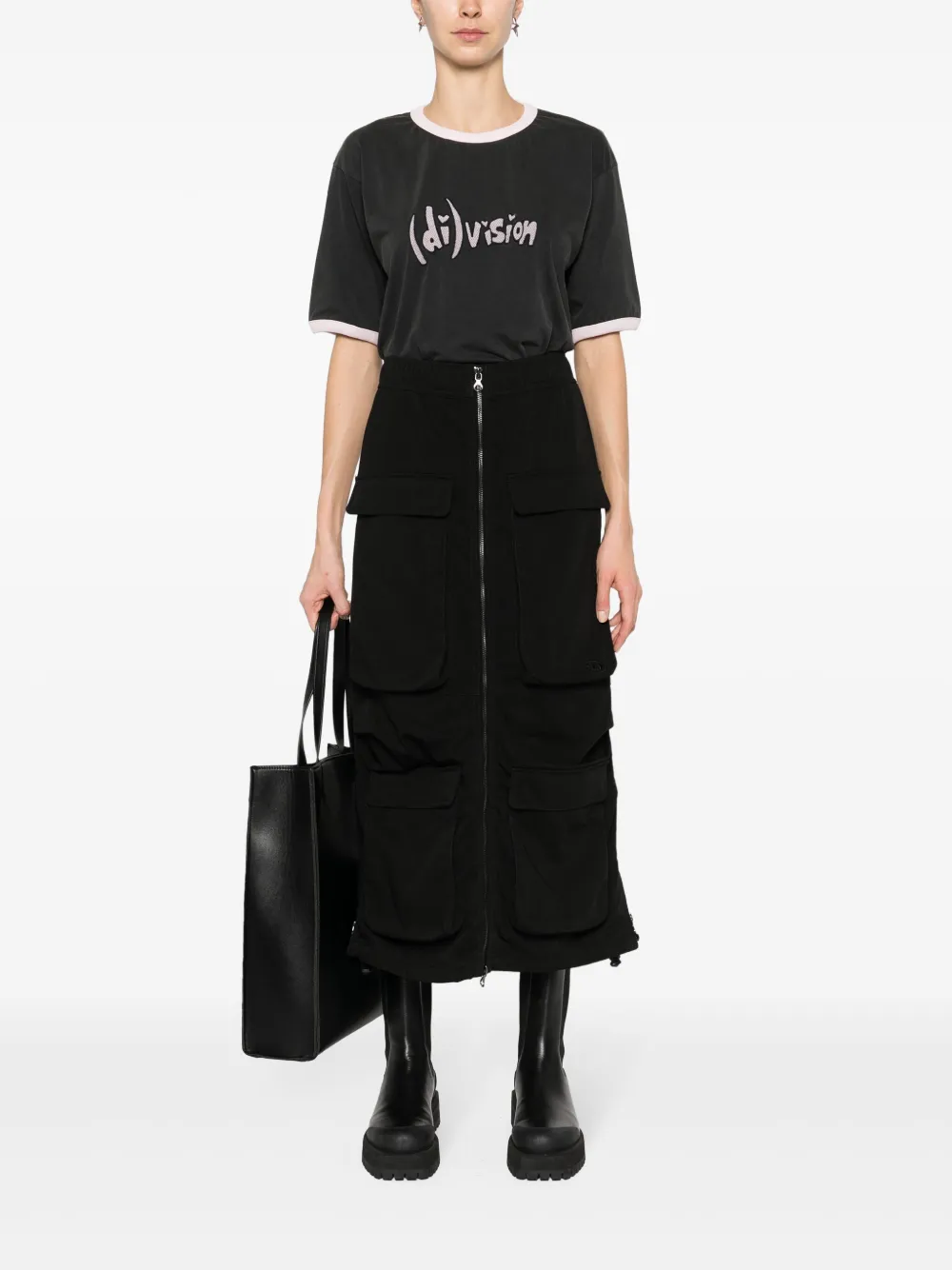 (di)vision  logo-embroidered organic cotton T-shirt | T-Shirts & Jersey Shirts | Image 2