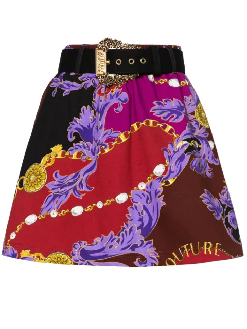Versace Jeans Couture Chain Couture miniskirt