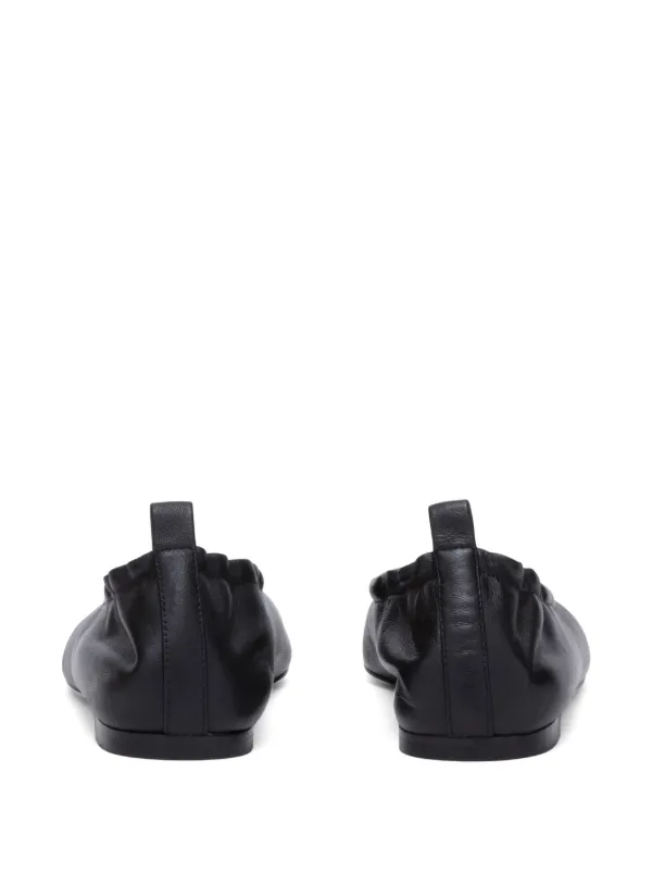 3.1 Phillip Lim ID Leather Ballerina Shoes | Black | FARFETCH