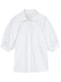 3.1 Phillip Lim ladder-stitch puff-sleeve blouse - White