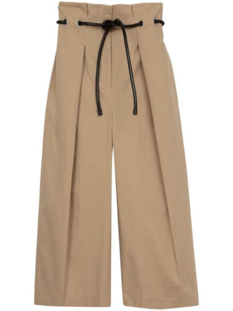 3.1 Phillip Lim pantalones capri con diseño ancho