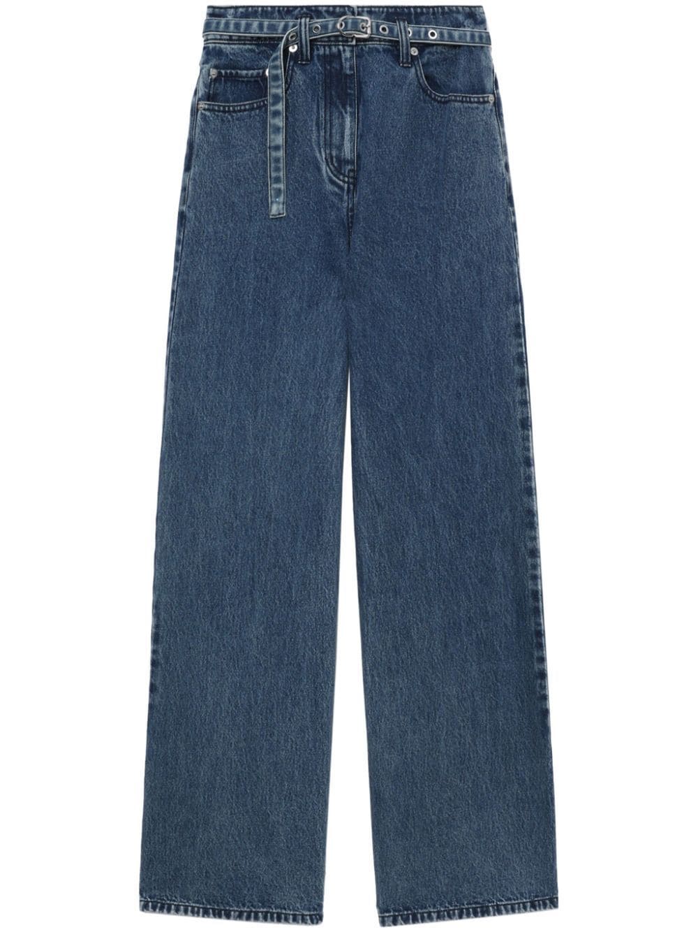 3.1 Phillip Lim / フィリップ リム Belted Wide-leg Jeans In Blue