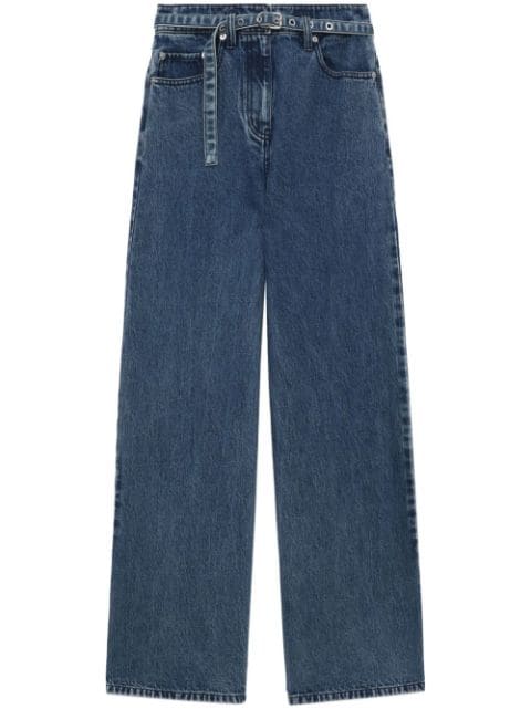 3.1 Phillip Lim belted wide-leg jeans