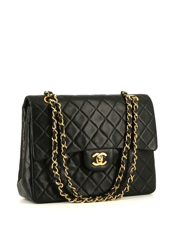 CHANEL Pre-Owned 1991 Timeless Shoulder Bag | Black | FARFETCH
