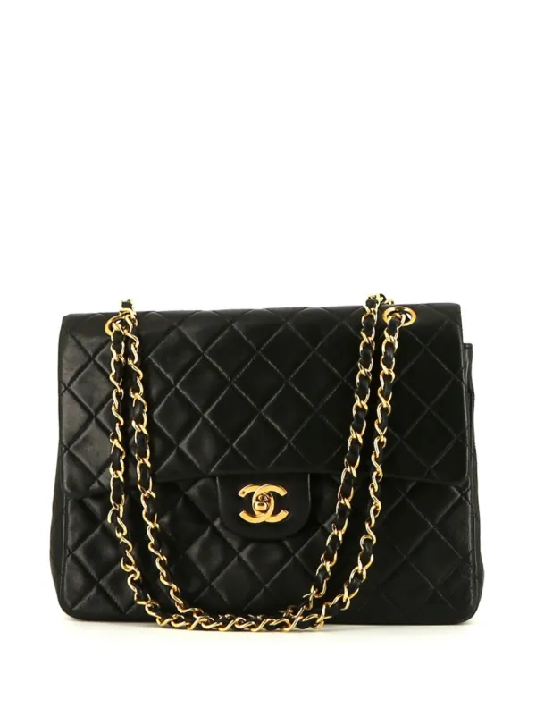 CHANEL Pre-Owned 1991 Timeless Shoulder Bag | Black | FARFETCH