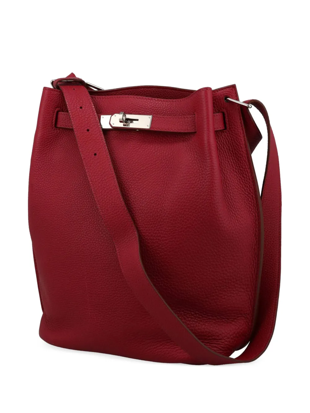 Pre-owned Hermes 2011  So Kelly Shoulder Bag In Red
