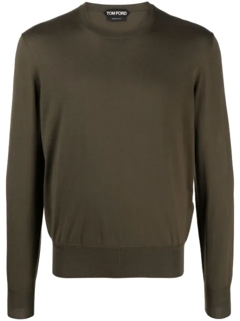 TOM FORD crew-neck cotton jumper