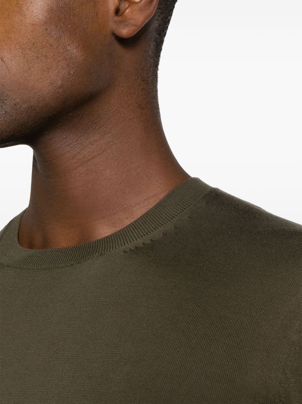 Shop Tom Ford Crew-neck Cotton Jumper In Green