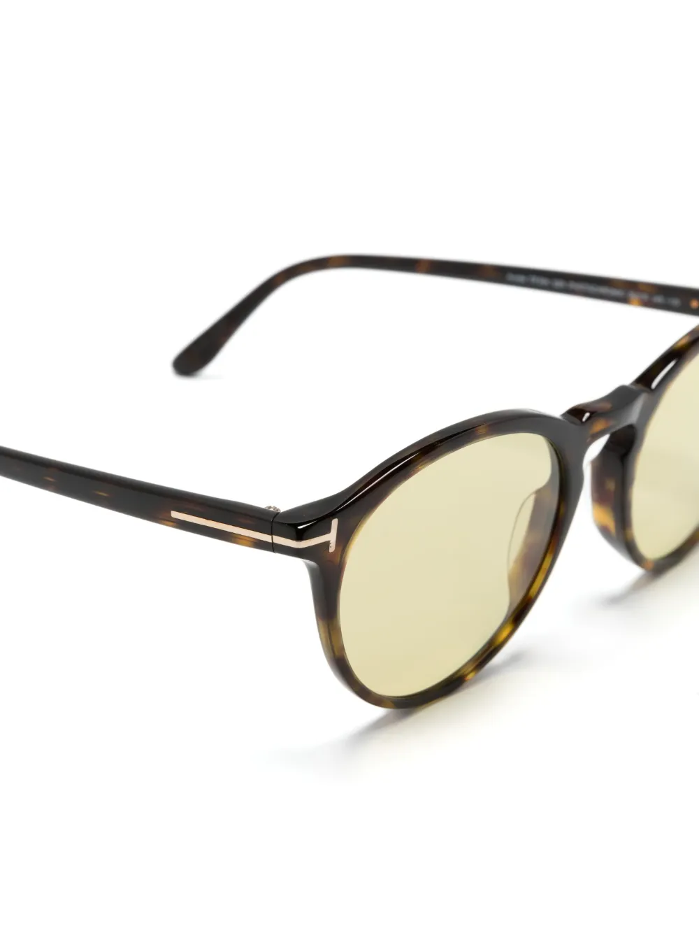 TOM FORD Eyewear Arele zonnebril met schildpadschild-design Bruin