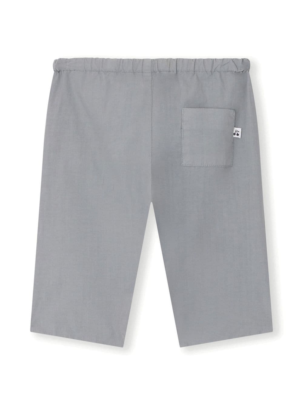 Shop Bonpoint Dandy Cotton Trousers In Grey