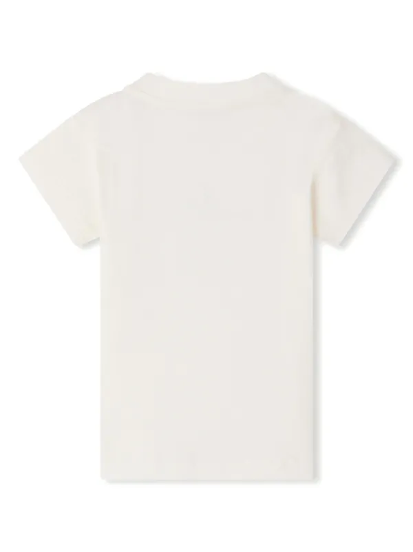 キッズ用トップス Bonpoint SHIRT (S05GSHW00001) Bonpoint logo-print Cotton T-shirt | White | FARFETCH