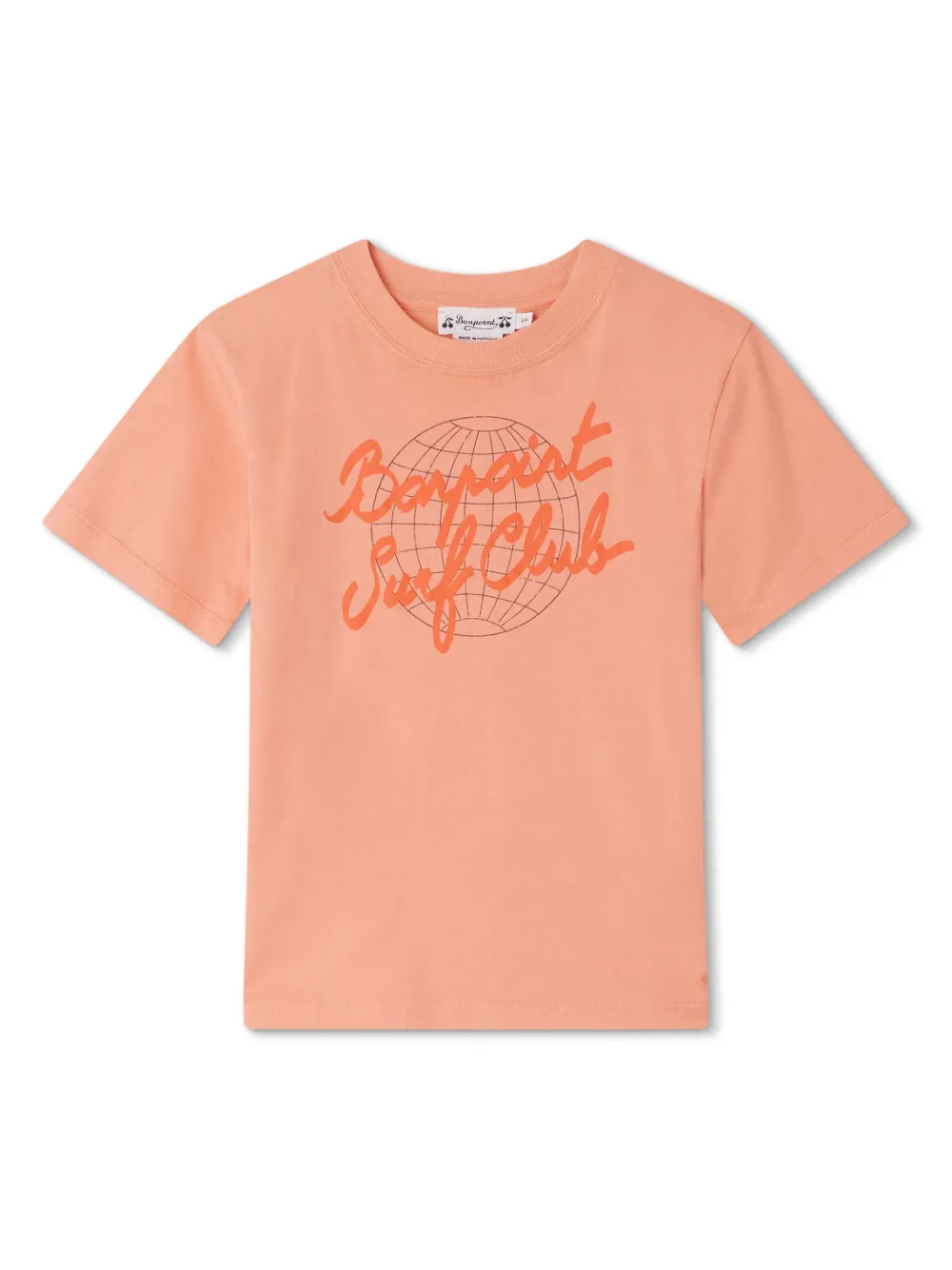 Bonpoint T-shirt met logoprint Oranje