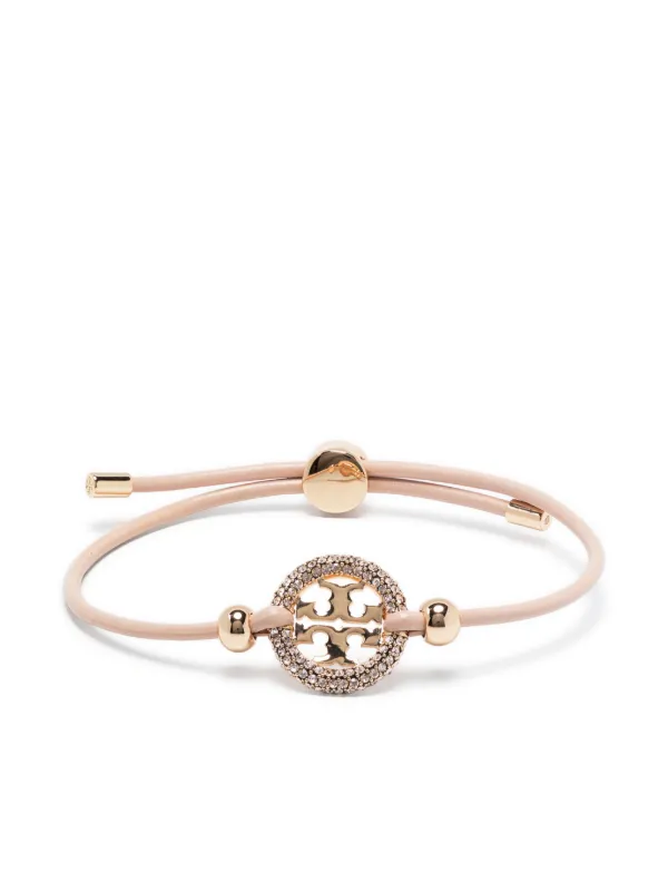 Tory Burch Miller Pave Slider Bracelet Pink FARFETCH IE