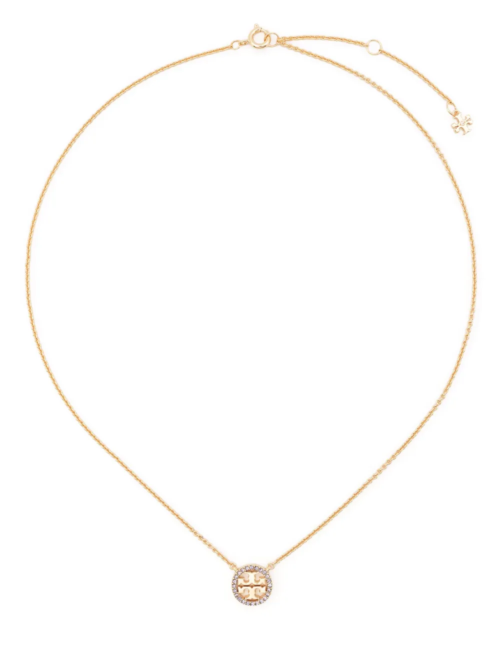 Tory Burch Miller Pendant Necklace In Gold