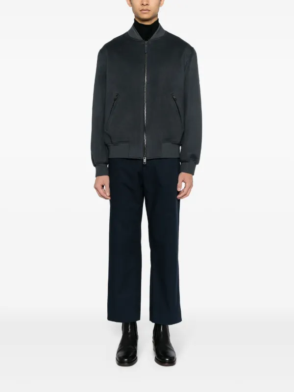Brioni ボンバージャケット ブルゾン Brioni ボンバージャケット | ブルー | FARFETCH JP