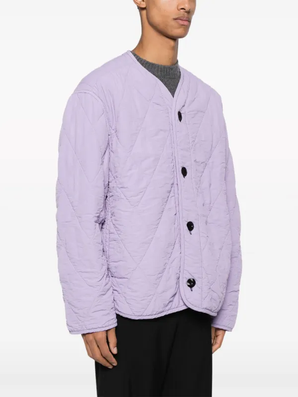 OAMC Combat Quilted Lightweight Jacket | Purple | FARFETCH