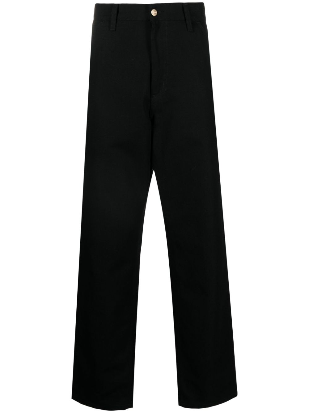 Shop Carhartt Single Knee Straight-leg Trousers In Black