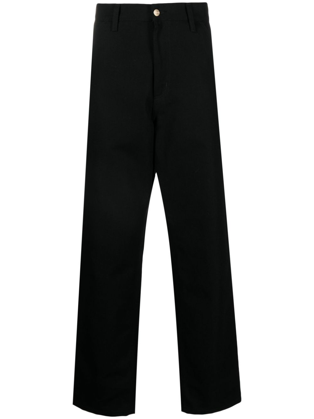 Single Knee straight-leg trousers