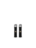 Maison Margiela enamel hoop earrings - Black