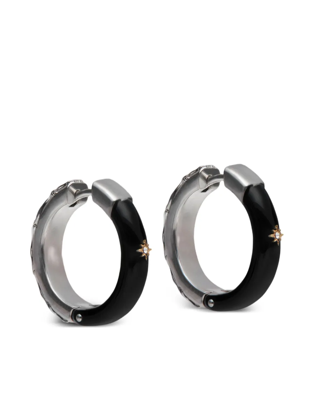 Maison Margiela enamel hoop earrings | Women | Image 2
