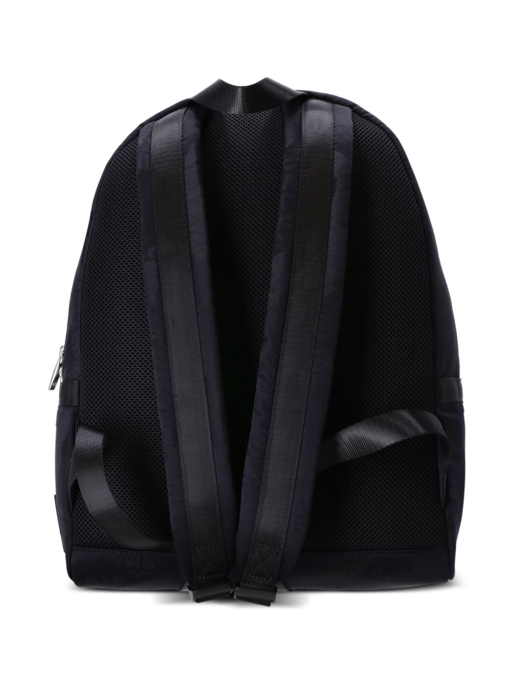 Shop Armani Exchange Ax Zipped Backpack In Black