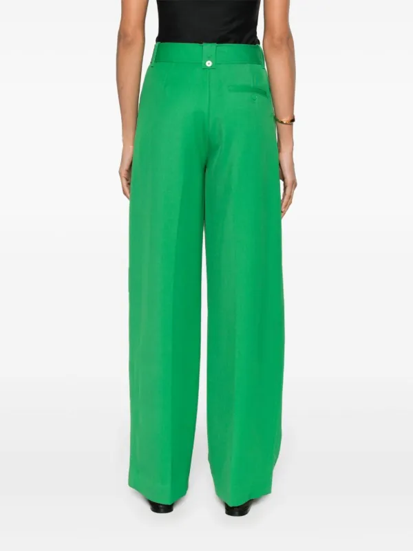 3.1 Phillip Lim ハイウエスト ワイドパンツ | グリーン | FARFETCH JP