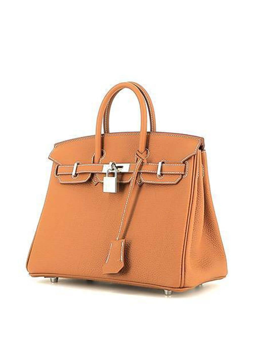 Pre-owned Hermes  Birkin 25 Handbag In Brown