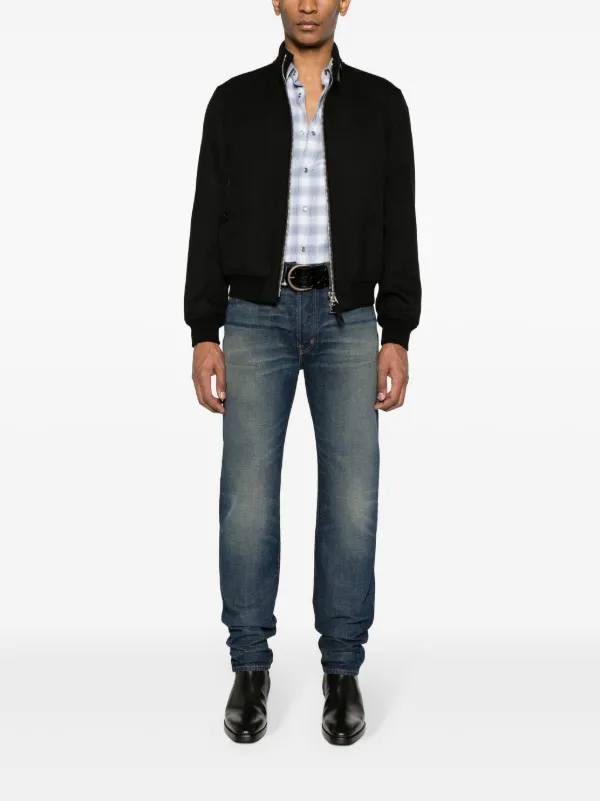 TOM FORD straight-leg Selvedge Jeans | Blue | FARFETCH