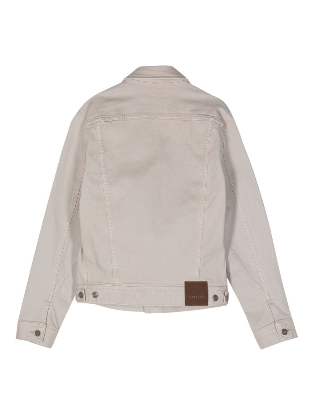 TOM FORD panelled denim jacket - Neutrals