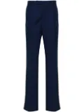 Gucci fluid-drill striped trousers - Blue
