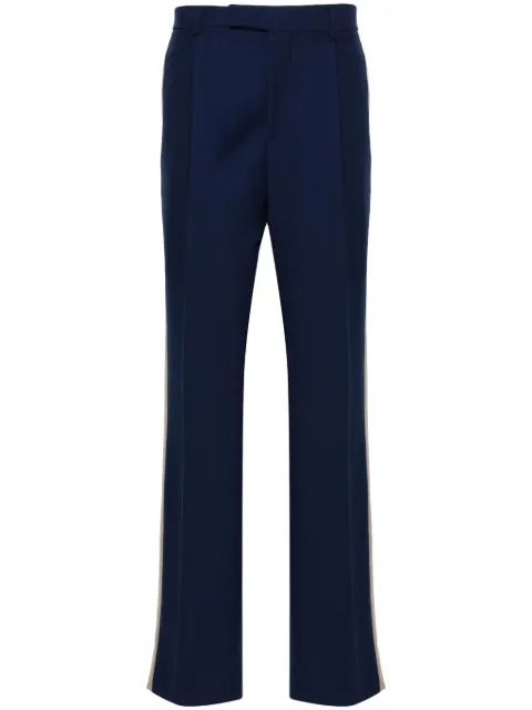 Gucci fluid-drill striped trousers