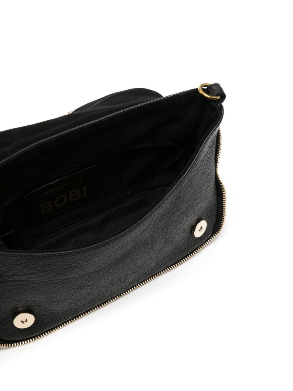 Shop Jérôme Dreyfuss Small Bobi Shoulder Bag In Black