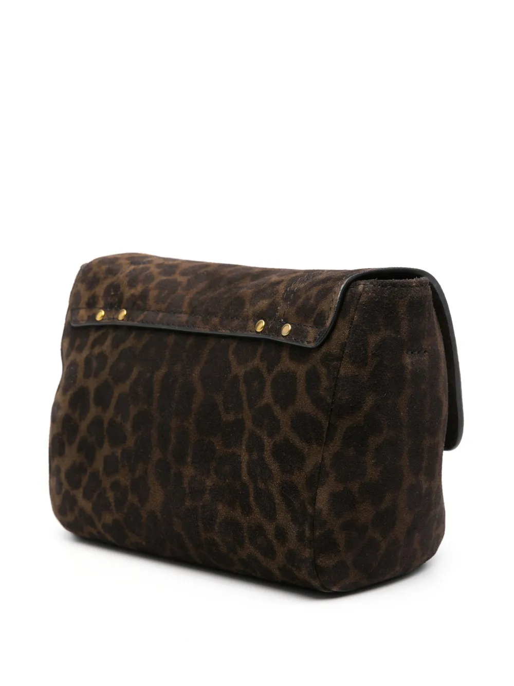 Jérôme Dreyfuss Lulu kleine leren crossbodytas Bruin