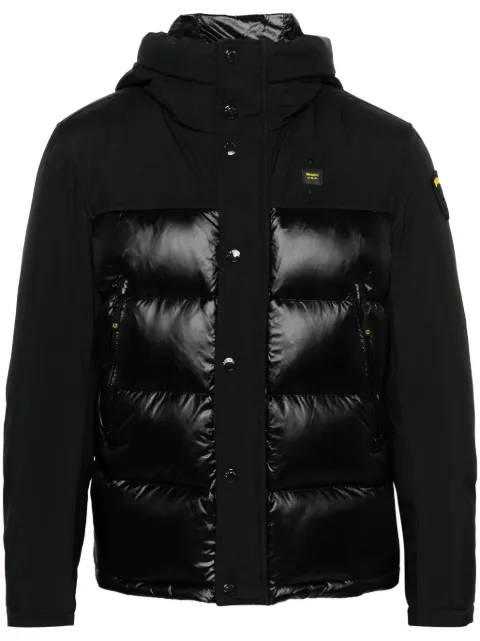 Blauer logo-appliqué padded jacket
