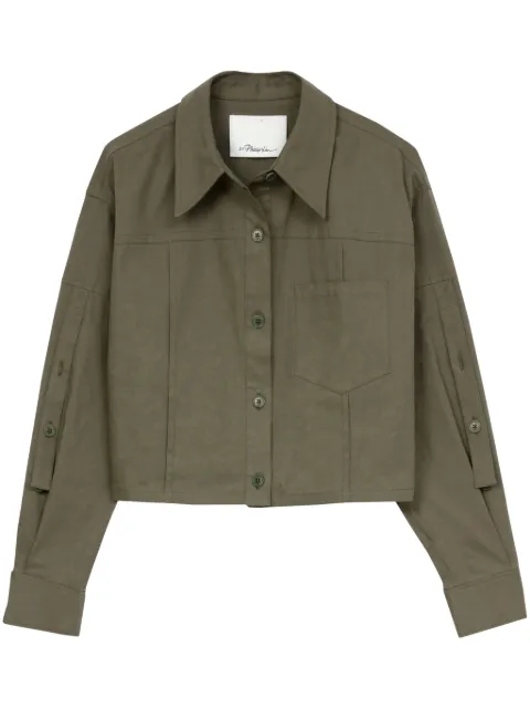 3.1 Phillip Lim camisa corta manga larga