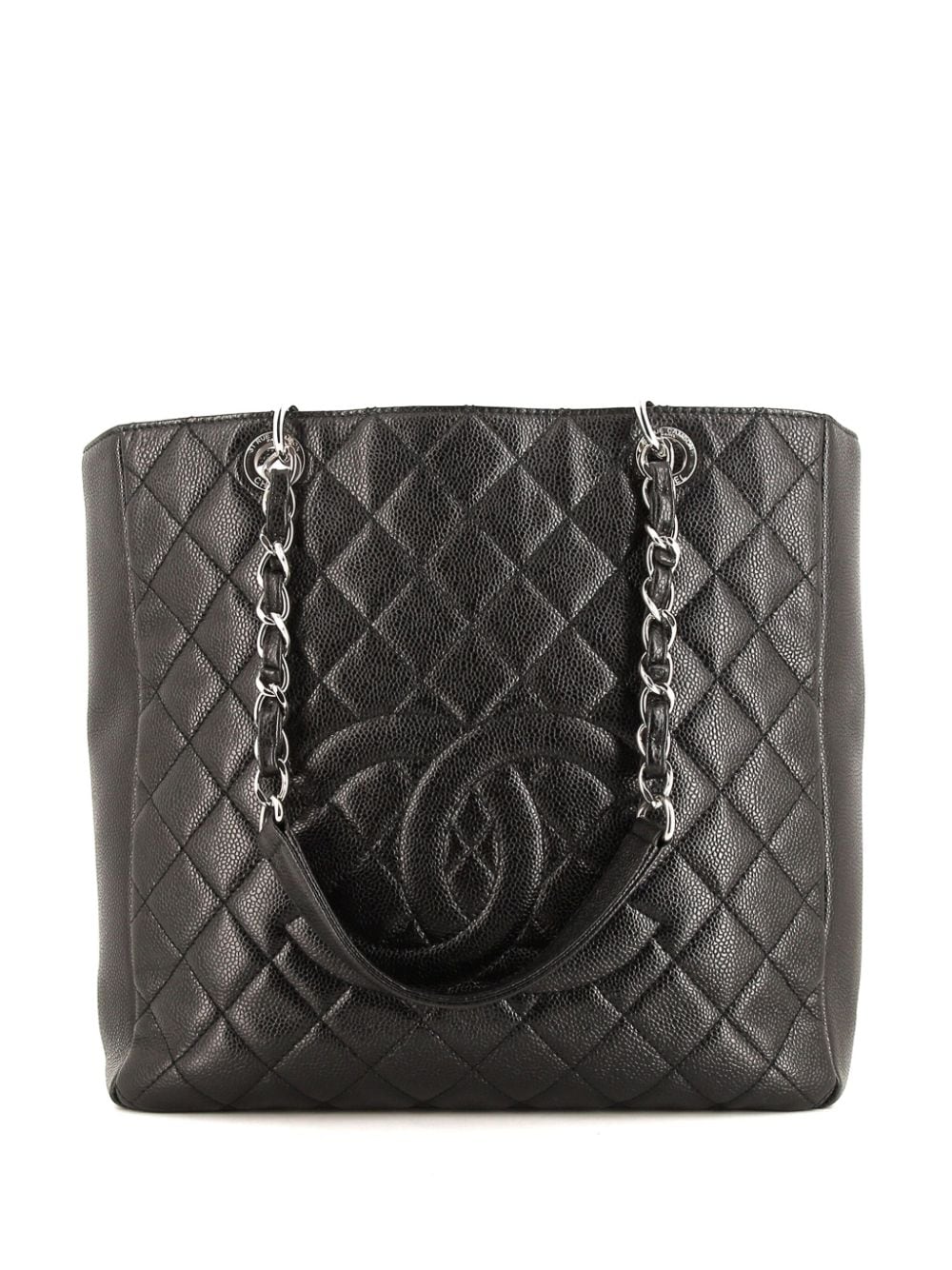 Pre-owned Chanel Grand Shopping 托特包（2013年典藏款） In Black